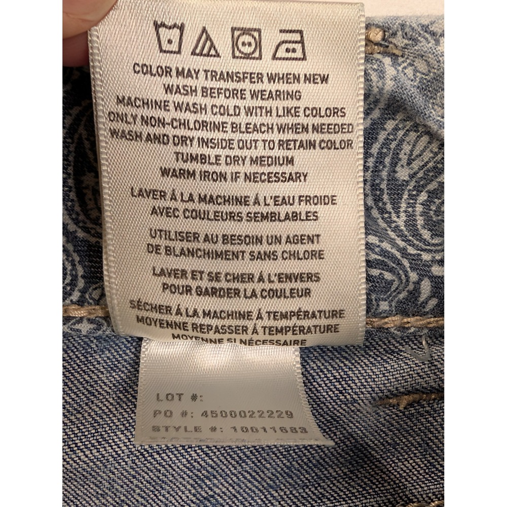 Ariat Womens Real Denim Bootcut Jeans 30L Workwear Embroidered Blue - Picture 5 of 11
